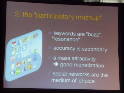 Participatory mashups: Are becoming the medium of choice for internet users and advertisers