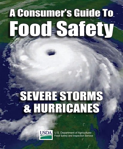 For more information on how to be food safe before, during, and after severe weather, check out A Consumer’s Guide to Food Safety: Severe Storms and Hurricanes.
