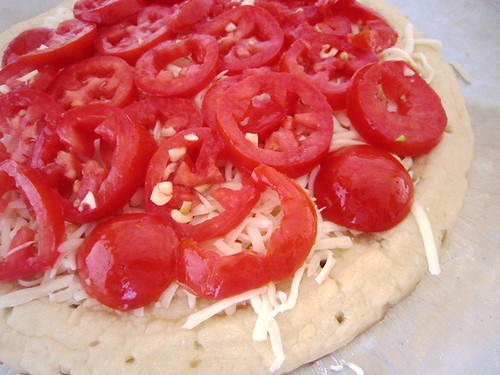 Adding tomatoes, take one