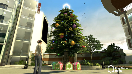 PlayStation Home Holiday Tree