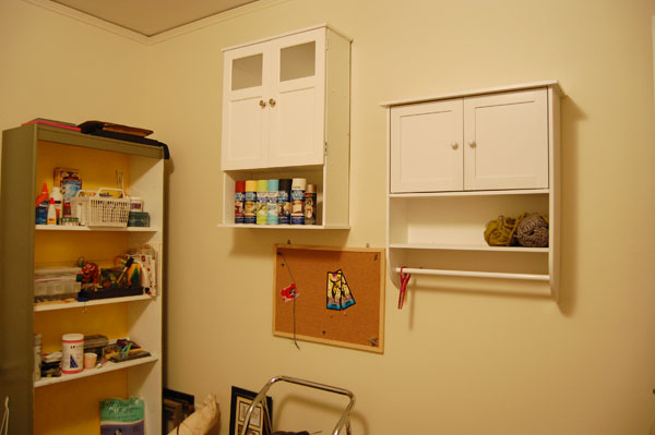 The Studio: I put my shelves up!
