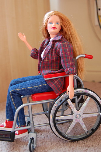 Wheelchair Barbie. Day 22