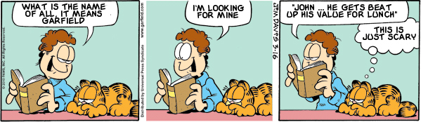Garfield: Lost in Translation, March 16, 2010