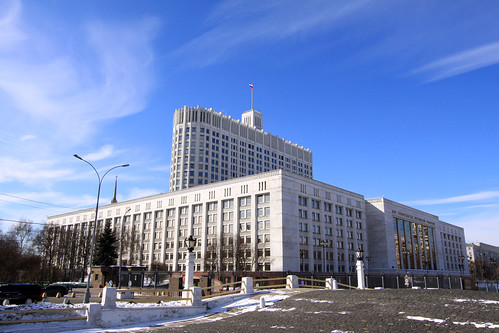 Weisses Haus, Regierungssitz von Russland in Moskau-8 ©  J