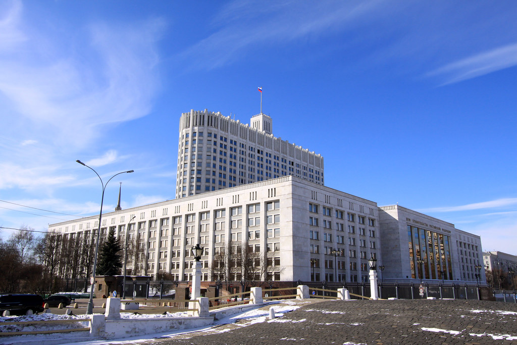 : Weisses Haus, Regierungssitz von Russland in Moskau-8
