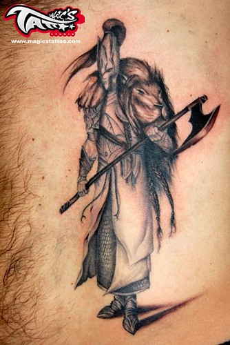 warrior tattoo by
