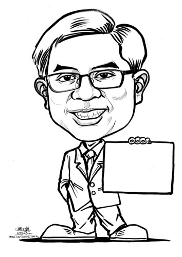 Caricature of property agent - A3