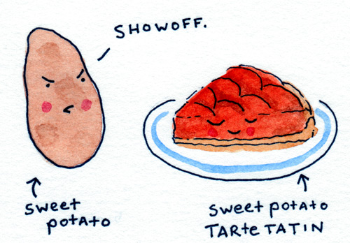 Sweet Potato Tarte Tatin
