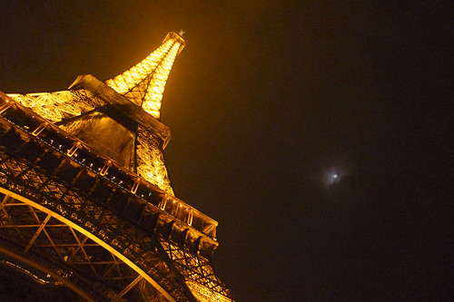  フリー画像| 人工風景| 建造物/建築物| 塔/タワー| エッフェル塔| 夜景| フランス風景| パリ|    フリー素材| 