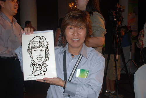 Caricature live sketching for GSK -10