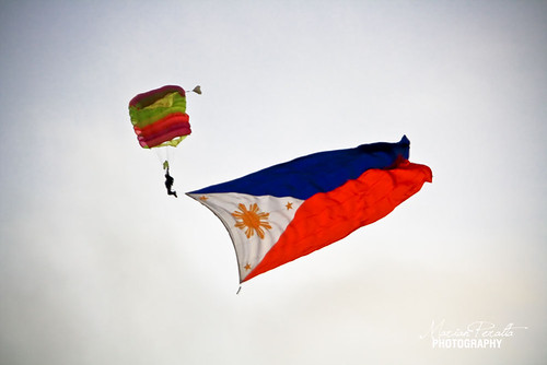 Everybody felt proad upon seeing the flag Philippine Flag