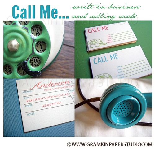 Write In Calling Cards New Product