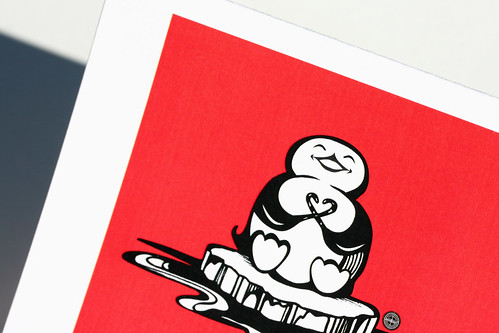 Greetings: Red Penguin Cards