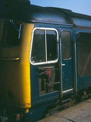 Automatic tablet catcher on loco 5126 at Thurso, 1973