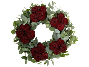 Simply Roses Christmas wreath a