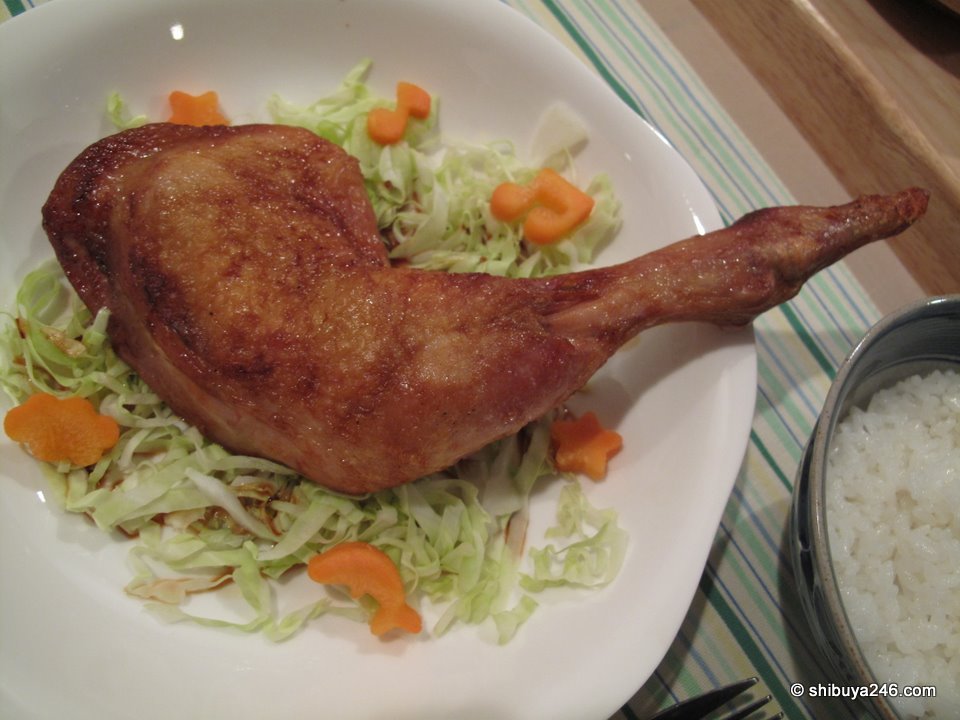My Yen 800 chicken leg. Well, it is only once a year. ^_^