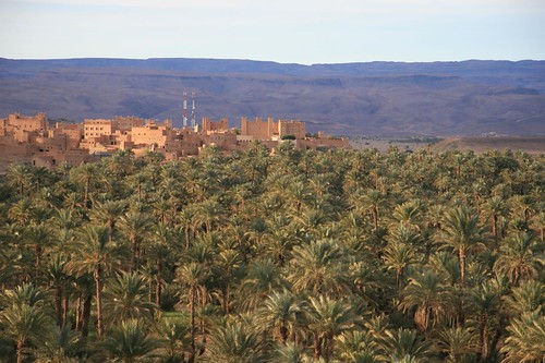 Foto da aldeia berbére de Nkob em Marrocos