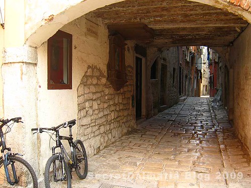 The streets of Rovinj