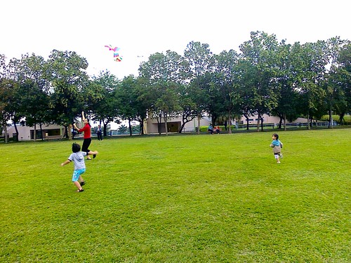 運動公園放風箏
