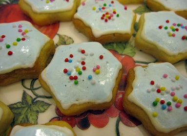 Blue Sugar Cookies