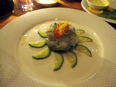 taka sushi cafe - blue shrimp tartar by foodiebuddha