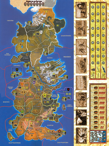 the game of thrones map. game of thrones map of the