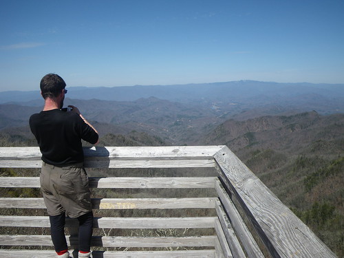 Missionary on overlook tower