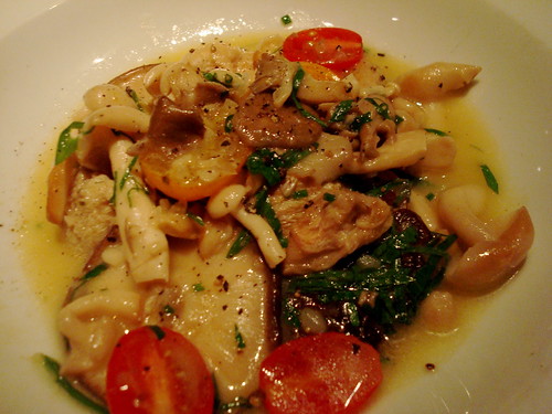 Opus' Sauté of mushrooms with garlic, herbs and tomato