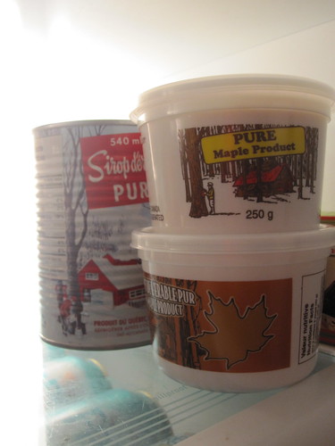 Maple syrup and maple butter from Julie's family sugar shack - $20