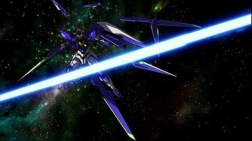 gundam 00 exia. a mixture of Gundam Exia,
