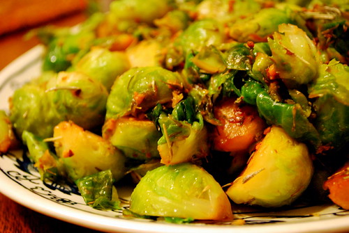 Pan-Roasted Brussels Sprouts