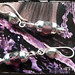 orecchini viola - purple earrings  IAAMDVI