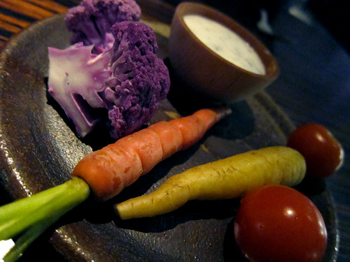 RH at the Andaz, West  Hollywood - Crudité plate