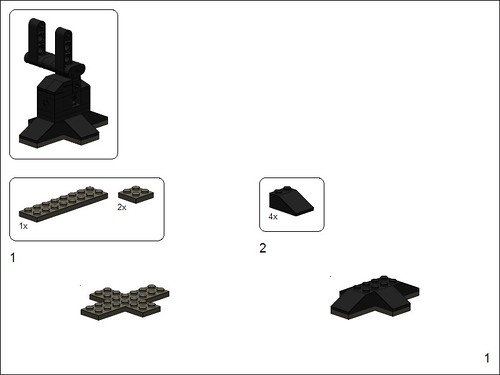 LEGO Falcon Stand instructions