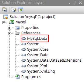 Add Reference MySQL Connector Step 4