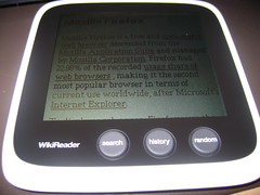 WikiReader : Mozilla Firefox