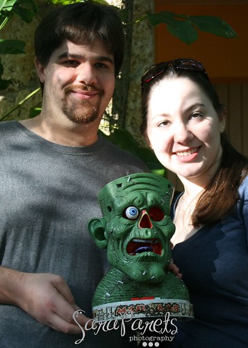 David and Ashley and their Zombie friend