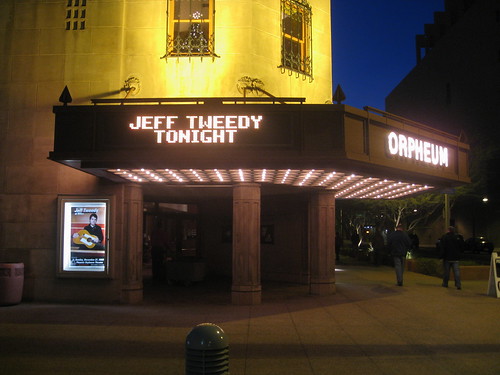 Jeff Tweedy, Orpheum Theatre, 12-27-09