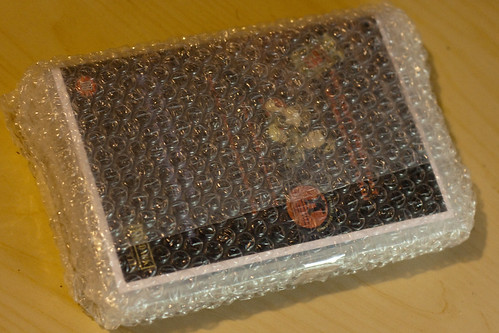 Inside was a bubble-wrapped box