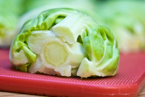 trimmed brussels sprout