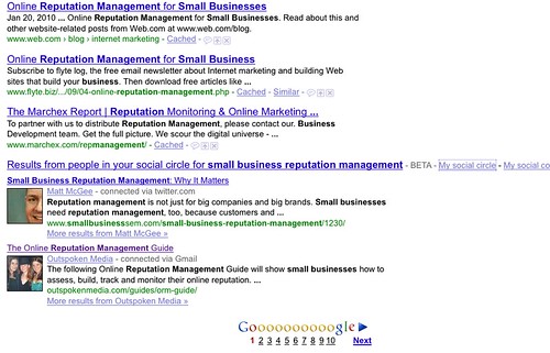 Results for Small Business Reputation managerment