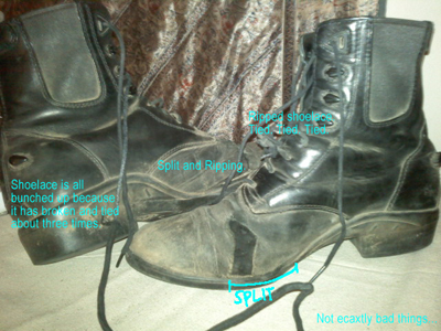 Ariat Boots wear and tear...