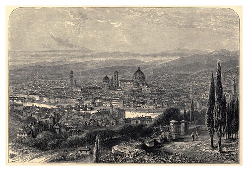 031-Florencia desde la terraza de San Miniato-Italian pictures drawn with pen and pencil 1878