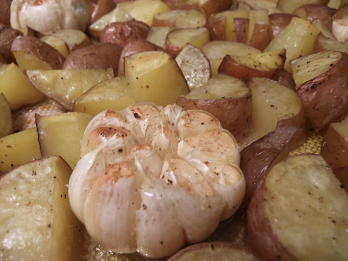 Roasted Garlic and New Potatoes