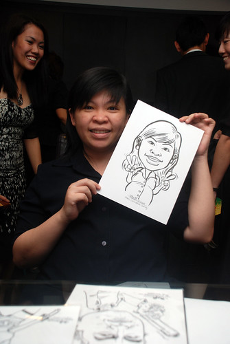 Caricature live sketching for Johnson & Johnson - 9