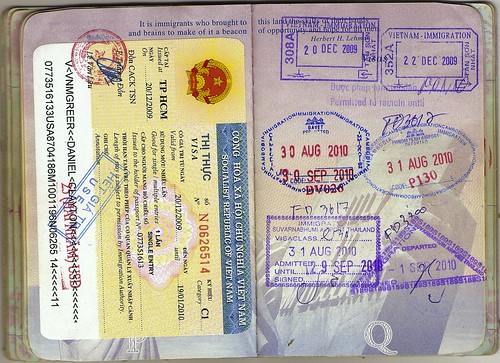 US Passport: Vietnam, Cambodia, Thailand