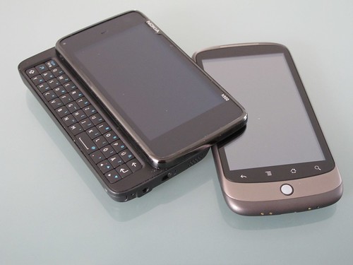 Nokia N900 and Nexus One