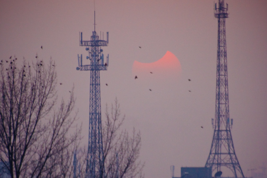 Partial Eclipse Fuping Weinan Shaanxi China