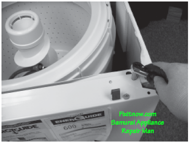 Removing the Front Panel on a Maytag Atlantis or Performa Washer