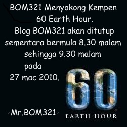 BOM321 Menyokong Kempen Earth Hour (8.30PM 27 March 2010)